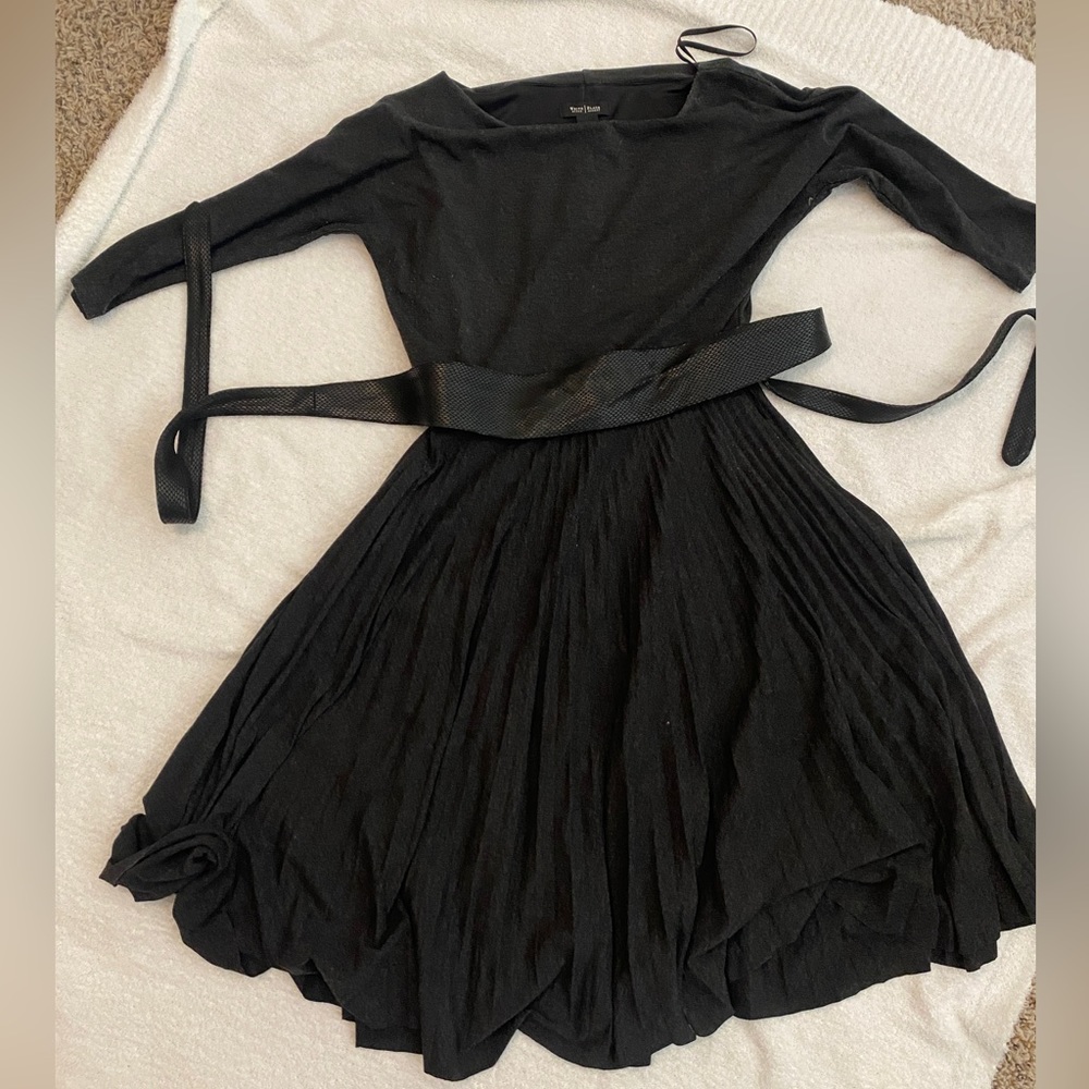 White House Black Market Dark Gray Dress Size 2